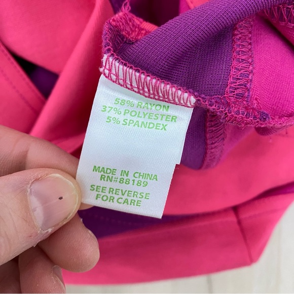 Lilly Pulitzer Cheyenne Banded skirt passion pink Sz Medium - Picture 5 of 5